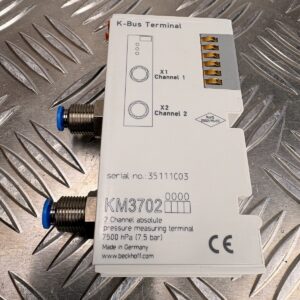 Beckhoff KM3702 2 Channel Pressure Measurement PLC EtherCAT Terminal Module