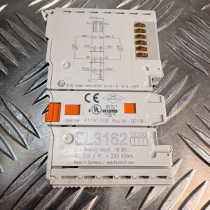 Beckhoff EL3162 2 Channel Analog Input 0-10V 16 Bit EtherCAT Terminal Module