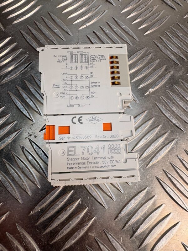 10-1028.jpg Beckhoff EL7041 Stepper Motor Terminal 50V 5A EtherCAT with Encoder Interface