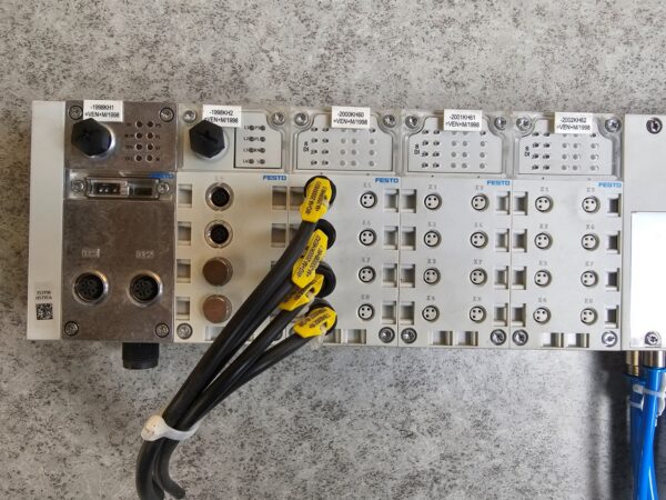 10-1034.jpg Festo CPX Pneumatic & Electrical Valve Terminal System w/ VMPA1 Modules