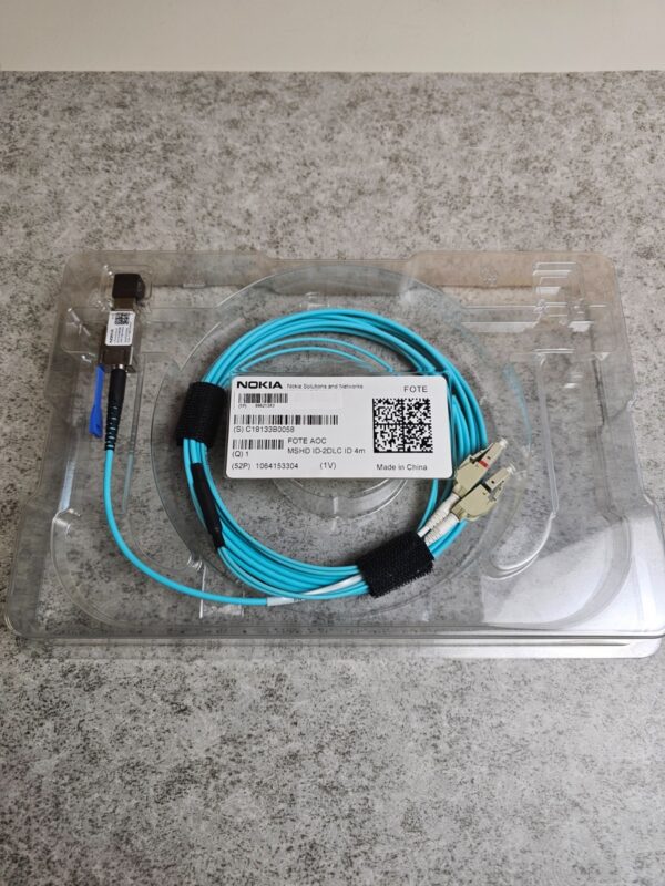 10-1055.jpg Nokia FOTE AOC Active Optical Cable – MSHD to 2x LC 4m