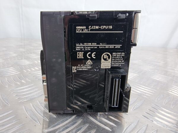 10-1146.jpg Omron CJ2M-CPU15 CPU (Central Processing Unit)