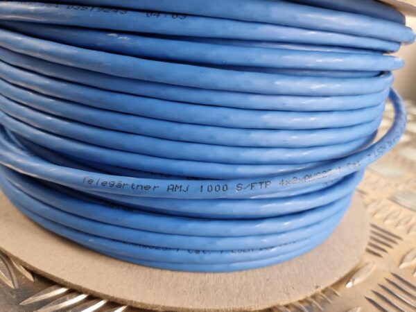 10-1192.jpg Telegärtner AMJ 1000 S/FTP Cat7 Cable – 100m Reel – Tested
