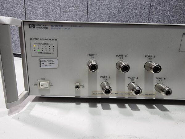 10-1204.jpg HP 87075C MULTIPORT TEST SET 3-1300 MHZ