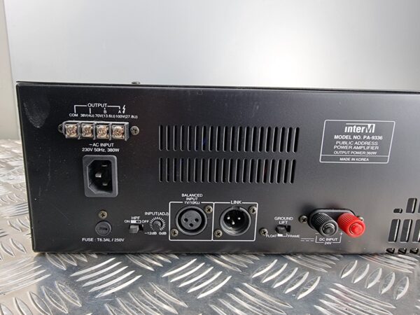 Inter M PA-9336 Public Address Power Amplifier