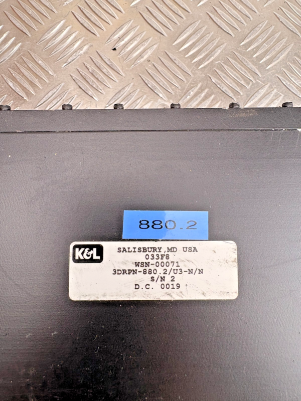 10-136.png K&L Microwave RF Bandpass Filter 880.2 MHz High Power Large Coaxial Unit USA