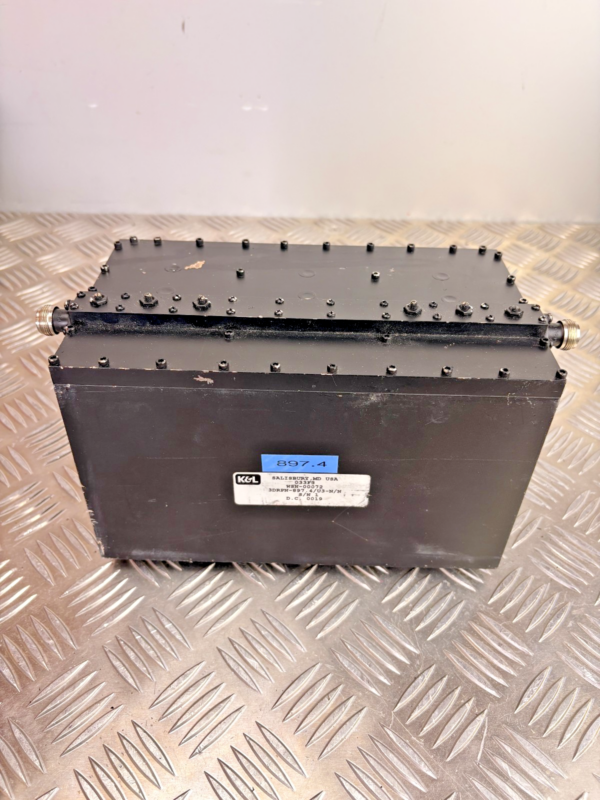 10-140.png K&L Microwave RF Bandpass Filter 422-775 MHz High Power Coaxial 897.4