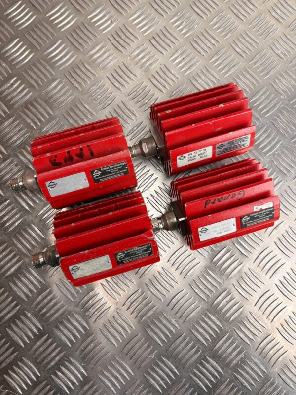 10-1413.jpg Spinner RF Dummy Load BN531251 100W 50 Ohm High Power Termination Red