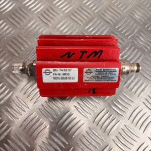 10-1417.jpg Spinner RF Attenuator BN745357 100W 20dB 50 Ohm High Power Dummy Load Red