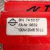 10-1418.jpg Spinner RF Attenuator BN745357 100W 20dB 50 Ohm High Power Dummy Load Red