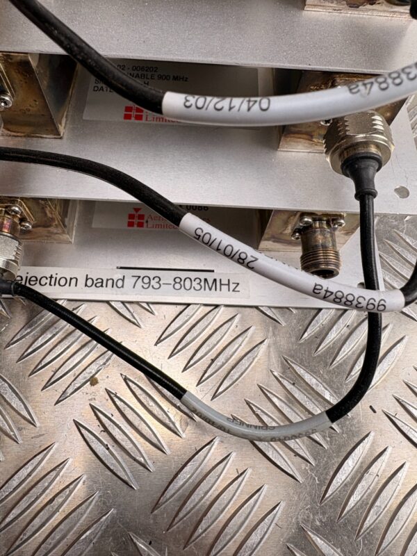 Aerial Facilities Tunable 900 MHz RF Filter Rack 02-006202 BTS Bandpass Module