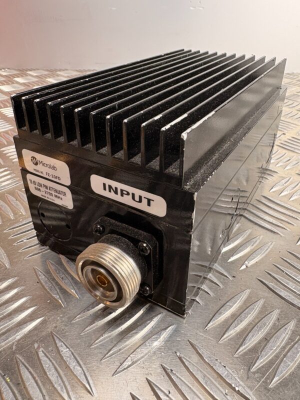 10-1494.jpg Microlab FZ-10FD 10dB Low PIM Attenuator 698-2700MHz High Power RF N-Type
