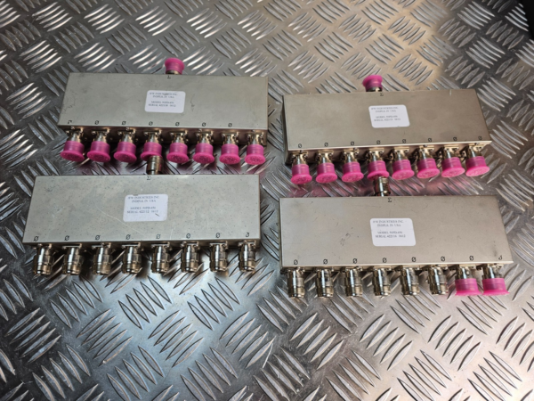 10-150.png JFW Industries RF Combiner/Splitter Lot (4pcs) – Multi-Port, USA