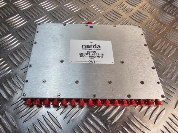 10-151.png Narda 4152-16 RF Power Divider 800–1000MHz – 16-Way