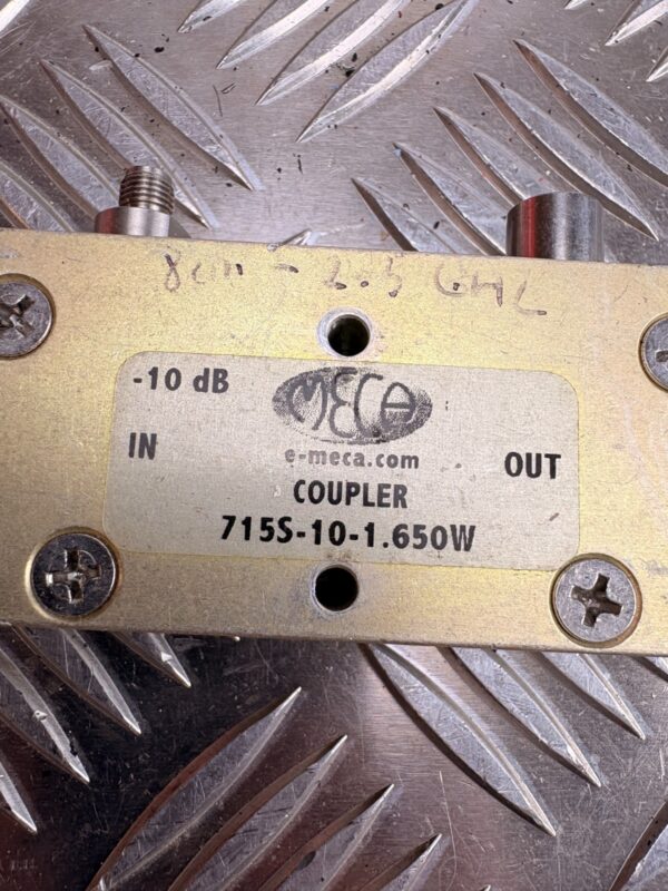10-1531.jpg MECA 715S-10-1.650W RF Directional Coupler -10 dB High Power 650W
