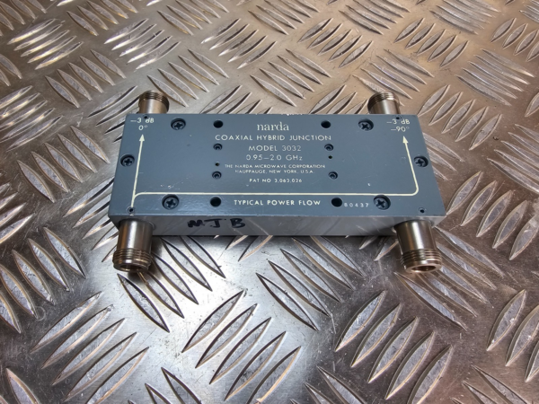 10-156.png Narda 3032 Coaxial Hybrid Junction –3dB 0.95–2.0GHz