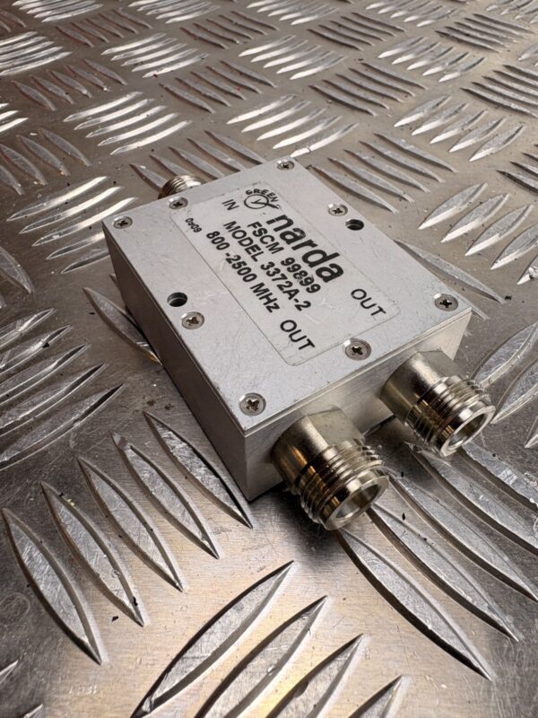 10-1561.jpg Narda 3372A-2 RF Directional Coupler 800-2500 MHz FSCM 99899