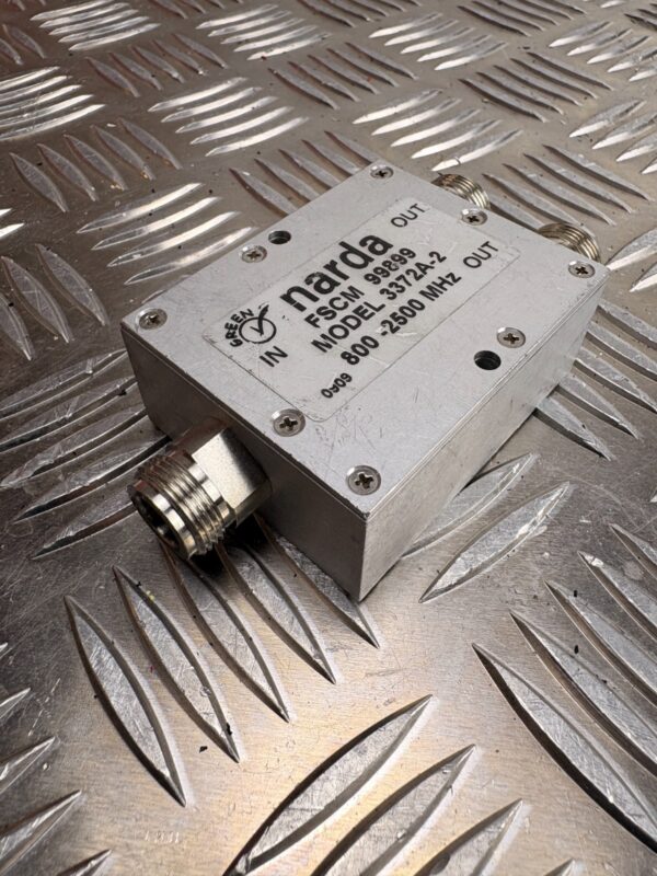 10-1563.jpg Narda 3372A-2 RF Directional Coupler 800-2500 MHz FSCM 99899