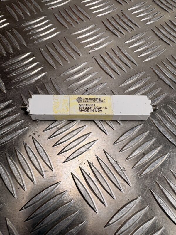 Microwave Circuits Inc N0319501 RF Component Module Made in USA