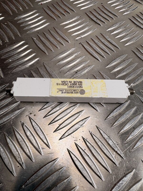 Microwave Circuits Inc N0319501 RF Component Module Made in USA