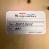 10-1579.jpg PJ Microwave BSF 1.9GHz RF Band Stop Filter 1.9 GHz Custom Unit