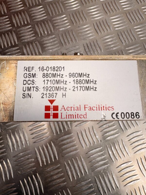 10-1587.jpg Aerial Facilities RF Filter GSM DCS UMTS 880-960 / 1710-1880 / 1920-2170 MHz