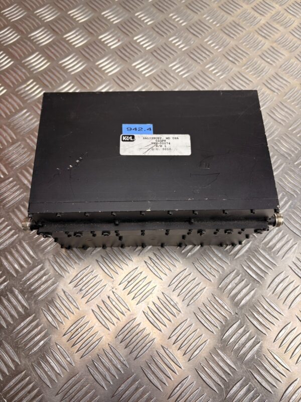 10-1614.jpg K&L Microwave RF Filter 942.4 MHz Salisbury MD USA WSN-00074