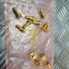 10-1673.jpg HUBER+SUHNER SMA Panel Mount & Gold RF Connector Lot – 12pcs