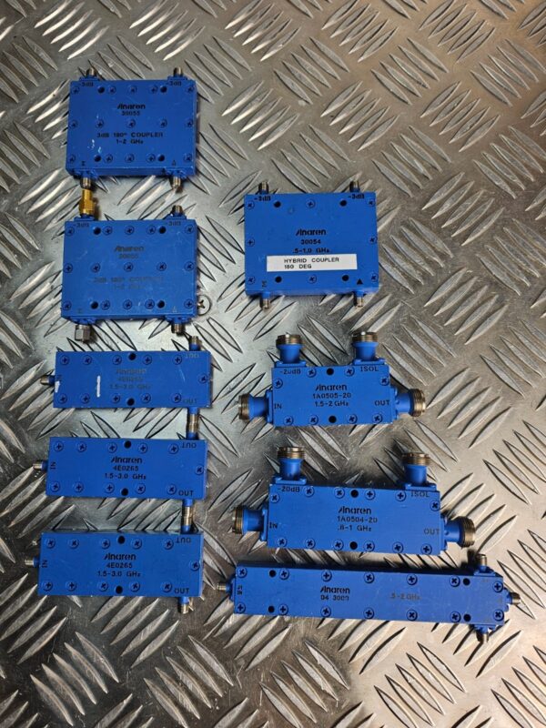 Anaren RF Coupler Lot (10pcs) – Hybrid & Directional, 0.5–3GHz