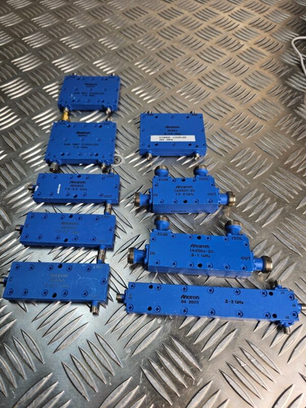 Anaren RF Coupler Lot (10pcs) – Hybrid & Directional, 0.5–3GHz