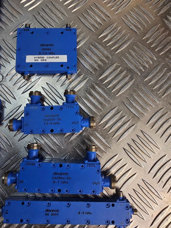Anaren RF Coupler Lot (10pcs) – Hybrid & Directional, 0.5–3GHz