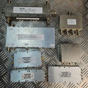 10-1703.jpg RF Microwave Lot – Narda Couplers, Mini-Circuits Splitter, 4-Way Combiner