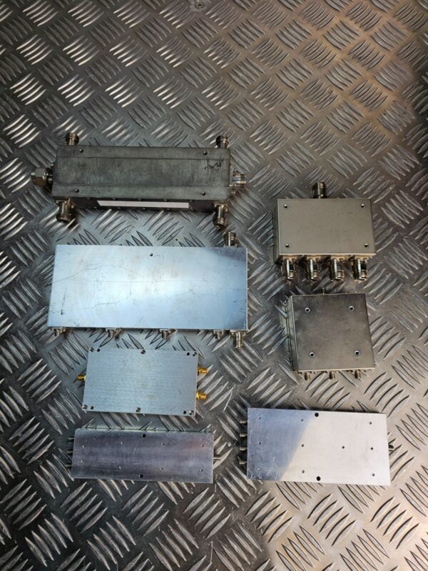 10-1708.jpg RF Microwave Lot – Narda Couplers, Mini-Circuits Splitter, 4-Way Combiner