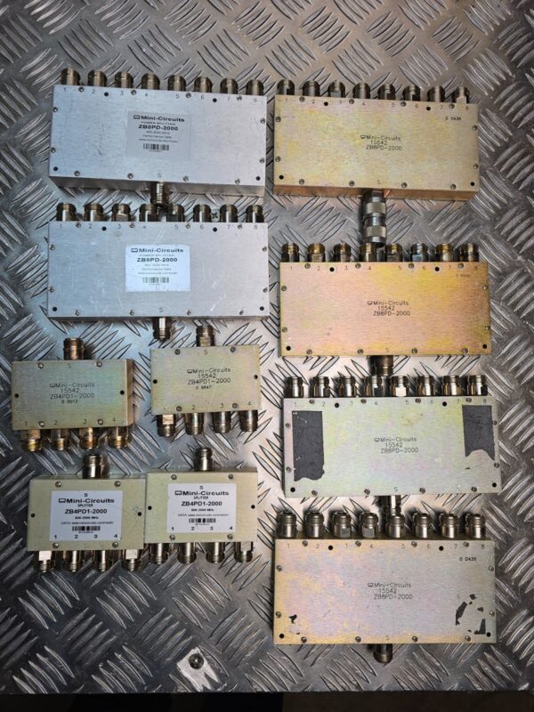 10-1709.jpg Mini-Circuits Power Divider Lot (10pcs) – ZBPD-2000 & ZB4PD1-2000