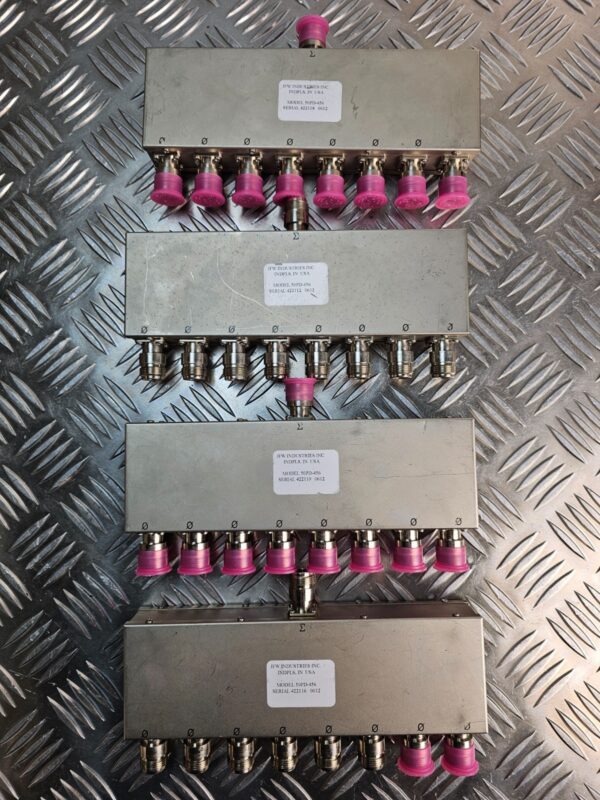 10-1712.jpg JFW Industries RF Combiner/Splitter Lot (4pcs) – Multi-Port, USA