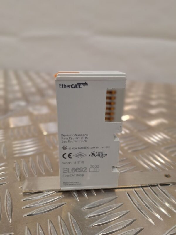 10-1784.jpg Beckhoff EL6692 EtherCAT Terminal, communication interface, EtherCAT bridge