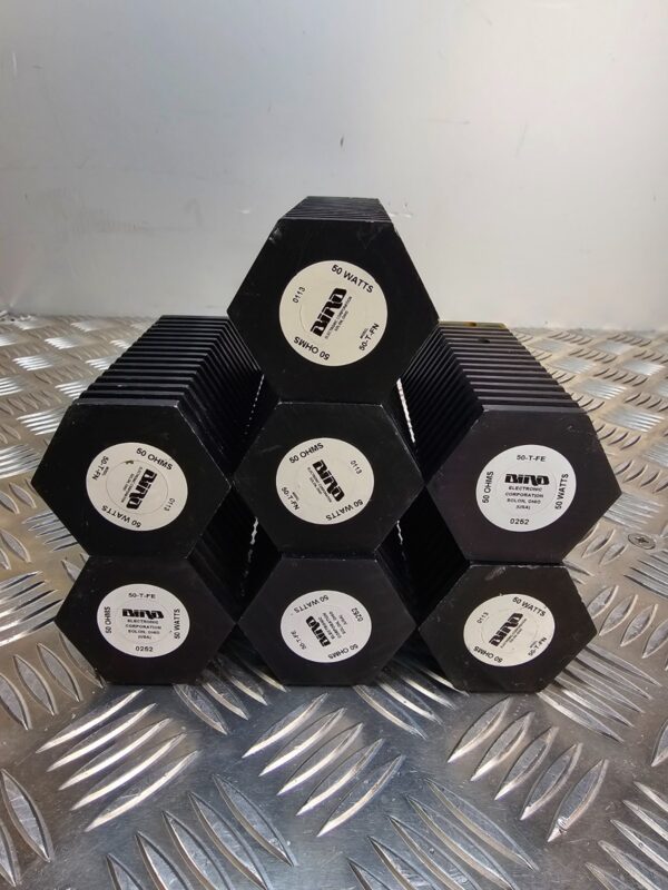 10-1818.jpg Lot of 7 Bird RF Dummy Loads β 50 Ohm β 50 Watt β N-Type