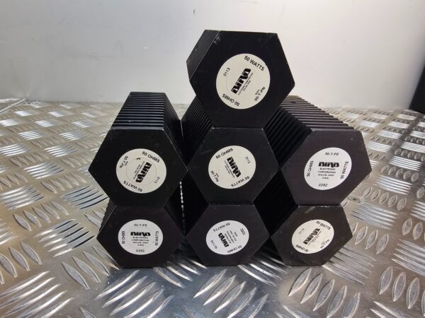 10-1823.jpg Lot of 7 Bird RF Dummy Loads β 50 Ohm β 50 Watt β N-Type