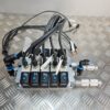 Festo Pneumatic Valve Manifold w/ 5 VSVA Solenoid Valves + Cables