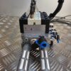 Festo Pneumatic Valve Manifold w/ 5 VSVA Solenoid Valves + Cables