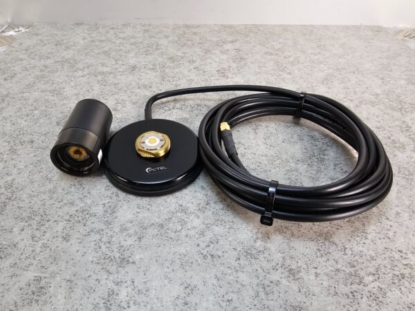 10-1839.jpg PCTEL HA01025-PCRF Wideband Antenna 698–3800 MHz – Magnetic Base – New