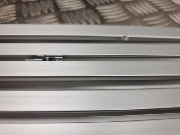 10-1903.jpg One piece. T slot fixture plate 125 x 16 cm, aluminum, t-track, metalworking