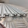 10-1906.jpg One piece. T slot fixture plate 125 x 16 cm, aluminum, t-track, metalworking