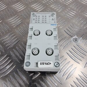 10-2169.jpg FESTO CPX-GE-EV Connector Block with CPX-AB-4-M12-8POL