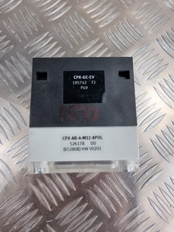 10-2171.jpg FESTO CPX-GE-EV Connector Block with CPX-AB-4-M12-8POL