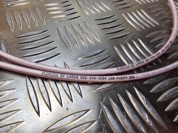 10-2220.jpg Florida RF Labs RF Test Cable LAB-FLEX 200 – 2m – Lot of 5 – New