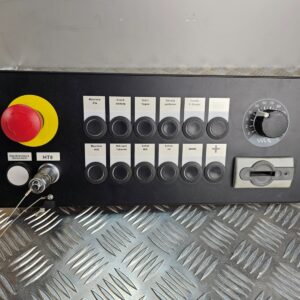 10-2246.jpg Industrial Machine Control Panel with Siemens PLC + Operator Buttons + Emergency