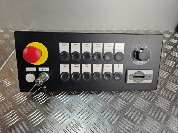 10-2246.jpg Industrial Machine Control Panel with Siemens PLC + Operator Buttons + Emergency
