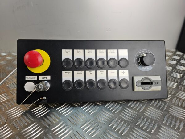 10-2247.jpg Industrial Machine Control Panel with Siemens PLC + Operator Buttons + Emergency