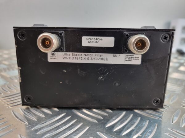 10-2254.jpg Ultra Stable RF Notch Filter WRCD1842-4-0.3/50-10EE Wainwright Instruments